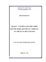 Lịch sử   văn hóa làng phú nghĩa (quỳnh nghĩa, quỳnh lưu, nghệ an) từ thế kỷ xv đến năm 1945
