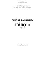 Thiết kế bài giảng hóa học 11 học kỳ 2