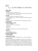 Sự nở vì nhiệt của chất rắn