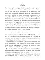 tóm tắt luận án tiên sĩ tìm điểm bất động chung cho một họ các ánh xạ giả co chặt