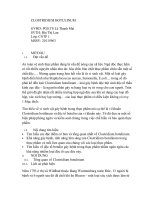 vi khuẩn Clostridium botilinum và độc tố botulin của vi khuẩn này