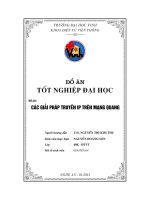 đồ án tốt nghiệp các giải pháp truyền IP trên mạng quang