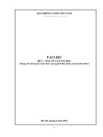 đề cương tin học thi viên chức công chức bảo hiểm