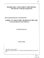 nghiên cứu thuốc điều trị bệnh sỏi tiết liệu từ bài cổ phương ngũ linh tán