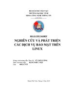 Nghiên cứu và phát triển các dịch vụ bảo mật trên linux