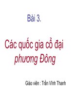 Bài 3. Các quốc gia cổ đại phương Đông