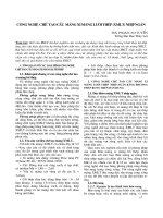 CÔNG NGHỆ  CHẾ  TẠO CẦU  MÁNG XI MĂNG LƯỚI THÉP (XMLT) NHỊP NGẮN