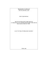 Một số giải pháp phát triển đội ngũ cán bộ quản lý các trường trung học cơ sở huyện trảng bàng tỉnh tây ninh