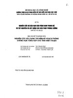 nghiên cứu xây dụng thí điểm kế hoạch phòng chống hạn tổng hợp cho tỉnh ninh thuận
