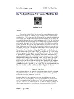 Tiểu luận dự án bán hàng qua mạng