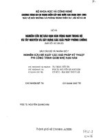 nghiên cứu đề xuất các giải pháp kỹ thuật phi công trình giảm nhẹ hạn hán