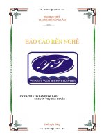 Tìm hiểu về công nghệ sản xuất đồ uống và dây chuyền sản xuất nước giải khát Thanh Tân Thừa Thiên Huế
