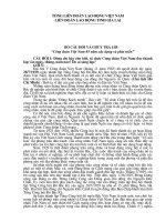 Bộ câu hỏi và gợi ý trả lời Công đoàn Việt Nam 85 năm xây dựng và phát triển