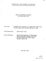 Nghiên cứu áp dụng các biện pháp kiểm tra và đảm bảo chất lượng trong trị xạ