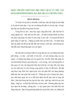 SKKN phương pháp dạy học trực quan và việc vận dụng kênh hình trong dạy học địa lý 6 trường thcs