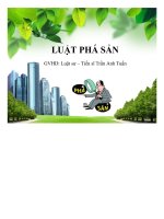 đề tài nghiên cứu về luật phá sản