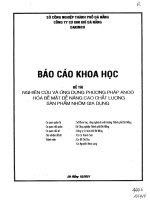 Nghiên cứu và ứng dụng phương pháp ANOD hóa bề mặt để nâng cao chất lượng sản phẩm nhôm gia dụng