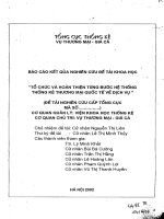 Tổ chức và hoàn thiện từng bước hệ thống thống kê thương mại Quốc tế về dịch vụ