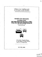 Nghiên cứu vận dụng phương pháp tính khối lượng khí thải gây ô nhiễm hàng năm vào môi trường không khí