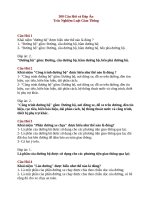 trắc nhiệm và đáp án luật giao thông bằng lái xe máy A1