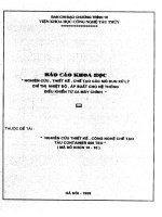 Nghiên cứu thiết kế, chế tạo các mô đun xử lý chỉ thị nhiệt độ, áp suất cho hệ thống điều khiển từ xã máy tính