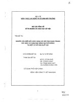 Nghiên cứu biến đổi chức năng hô hấp ứng dụng trong xác định và giám định bệnh bụi phổi bông tại một cơ sở sản xuất sợi