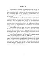 Công nghệ sản xuất và hoàn thiện sản phẩm tại nhà máy bia sài gòn - nghệ tĩnh