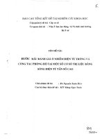 Bước đầu đánh giá ô nhiễm điện từ trường và công tác phòng hộ tại một số cơ sở trị liệu bằng sóng điện từ tầng số cao