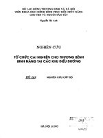 Tổ chức cai nghiện cho thương bệnh binh nặng tại các khu điều dưỡng