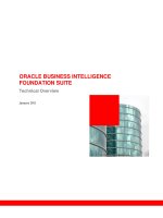 oracle business intelligence foundation suite technical overview oracle january 2011