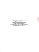 ngân hàng thương mại cổ phần ngoại thương việt nam báo cáo tài chính riêng giữa niên độ 30 tháng 6 năm 2012 và cho giai đoạn từ 1 tháng 4 năm 2012 đến 30 tháng 6 năm 2012