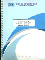 công ty cổ phần thủy điện điện lực 3 báo cáo tài chính cho kỳ kế toán 6 tháng đầu năm 2014