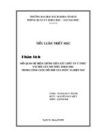 mối quan hệ biện chứng giữa vật chất và ý thức vai trò của tri thức khoa học trong công cuộc đổi mới của nước ta hiện nay