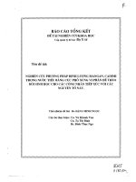 Nghiên cứu phương pháp định lượng mangan, cadimi trong nước tiểu bằng cực phổ xung vi phân để theo dõi sinh học cho các công nhân tiếp xúc với các yếu tố này