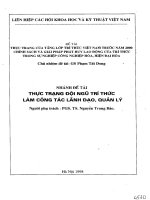 Thực trạng của tầng lớp trí thức Việt Nam trước năm 2000 chính sách và giải pháp phát huy lao động của trí thức trong sự nghiệp công nghiệp hóa, hiện đại hóa