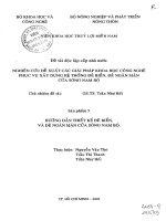 Hướng dẫn thiết kế đê biển và đê ngăn mặn cửa sông Nam Bộ