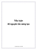 40 nguyên tắc sáng tạo và các nguyên lý sáng tạo trong điện toán đám mây
