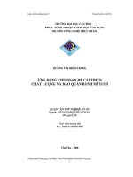 Ứng dụng chitosan để cải thiện chất lượng và bảo quản bánh mì tươi