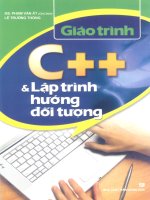 Giáo trình C++ và lập trình hướng đối tượng