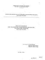 Điều tra đánh giá tài nguyên đặc sản chủ yếu của rừng Bắc Trung Bộ