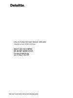 công ty cổ phần thủy điện vĩnh sơn sông hinh báo cáo tài chính đã được kiểm toán cho năm tài chính kết thúc 31 tháng 12 năm 2009