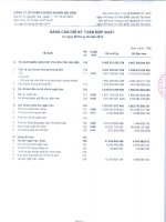 công ty cổ phần chứng khoán sài gòn bảng cân đối kế toán hợp nhất báo cáo lưu chuyển tiền tệ kết quả hoạt động kinh doanh báo cáo tài chính hợp nhất 30 tháng 6 năm 2014