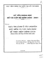 Đạo tin lành ở Tây Nguyên đặc điểm và các giải pháp để thực hiện chính sách