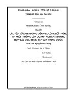 CÁC YẾU TỐ ẢNH HƯỞNG ĐẾN VIỆC CÔNG BỐ THÔNG TIN MÔI TRƯỜNG CỦA DOANH NGHIỆP: TRƯỜNG HỢP CÁC DOANH NGHIỆP CỦA TRUNG QUỐC