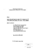 Phân tích kết hợp tài liệu từ và trọng lực ở vùng đồng bằng sông Cửu Long