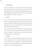 PHÂN TÍCH môi TRƯỜNG KINH DOANH và HOẠT ĐỘNG KINH DOANH CỦA SAMSUNG