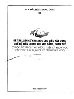 Luận cứ khoa học cho việc xây dựng chế độ tiền lương khu vực Đảng, đoàn thể