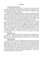 tóm tắt luận án tiên sĩ những biến đổi về kinh tế - xã hội ở nông thôn tỉnh đồng tháp từ năm 1975 đến năm 2010