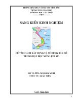 skkn: cách xây dựng và sử dụng bản đồ trong dạy học môn lịch sử