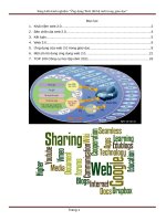 sáng kiến kinh nghiệm ứng dụng web thế hệ mới trong giáo dục